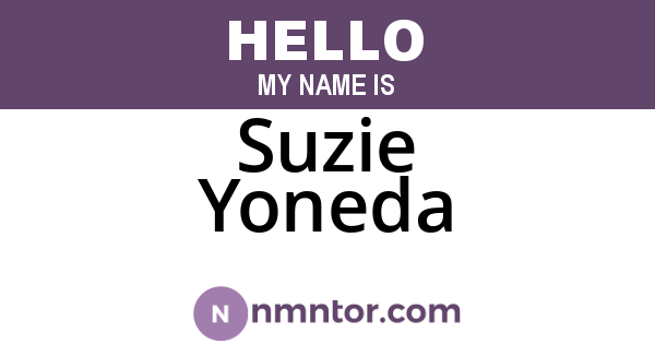 Suzie Yoneda