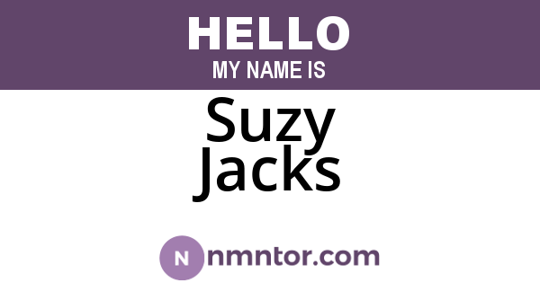 Suzy Jacks