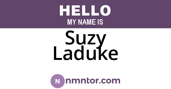 Suzy Laduke