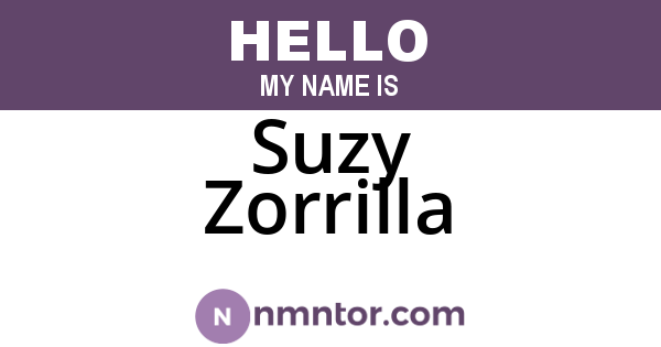 Suzy Zorrilla