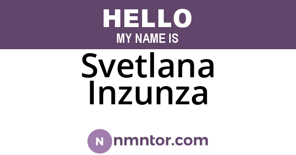 Svetlana Inzunza
