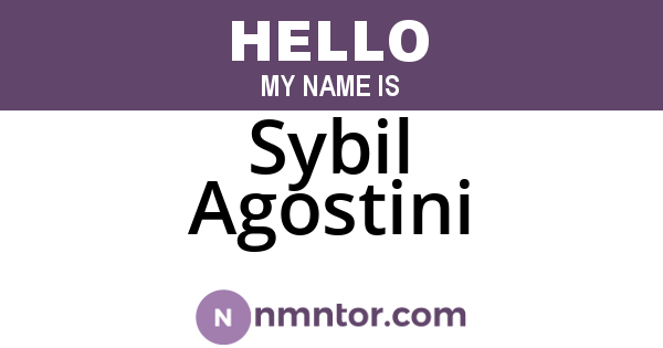 Sybil Agostini