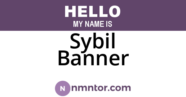 Sybil Banner