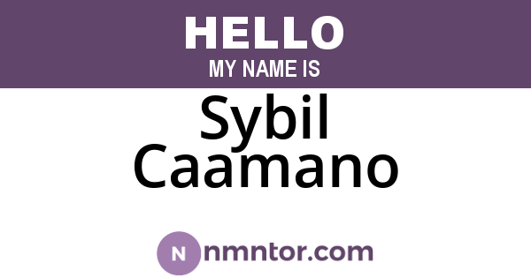Sybil Caamano