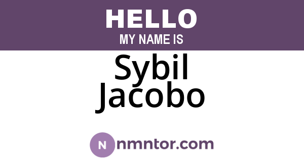 Sybil Jacobo