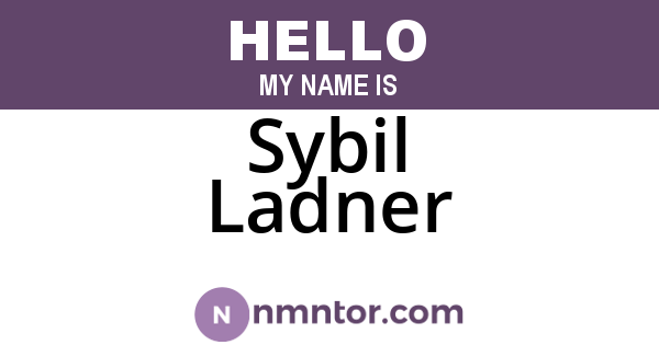Sybil Ladner