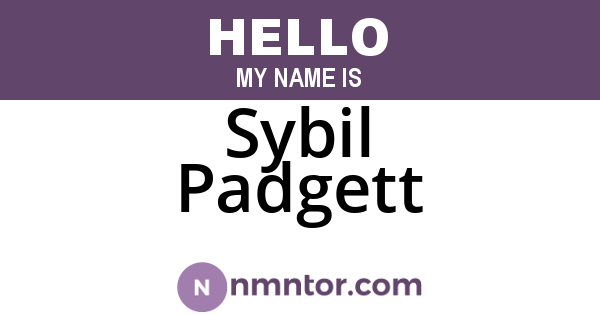 Sybil Padgett
