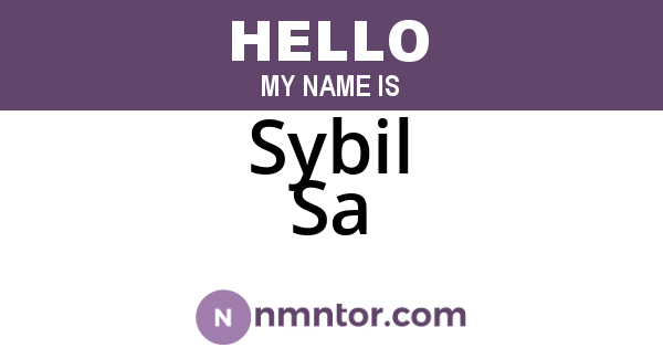 Sybil Sa