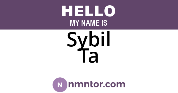 Sybil Ta