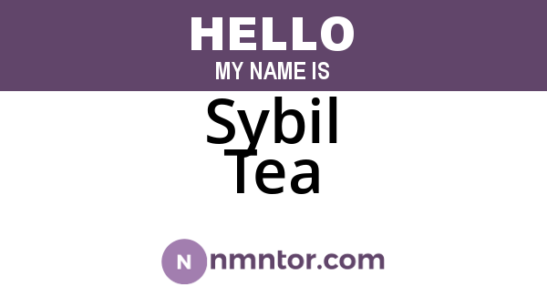 Sybil Tea