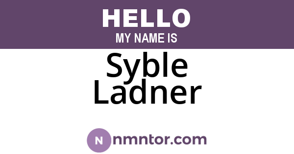 Syble Ladner