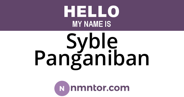 Syble Panganiban