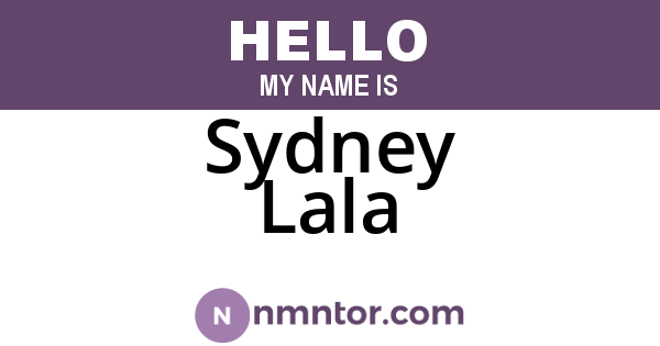 Sydney Lala