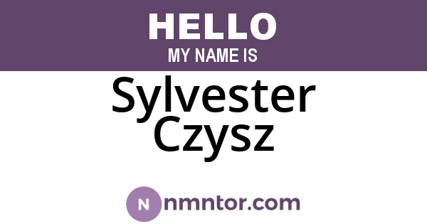 Sylvester Czysz