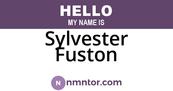 Sylvester Fuston