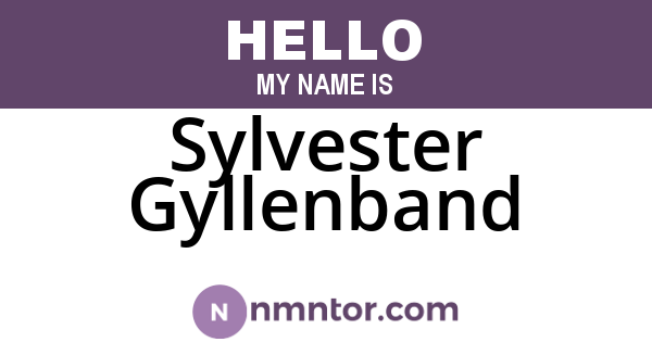 Sylvester Gyllenband