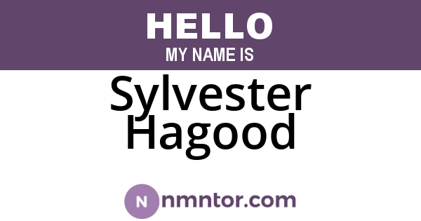Sylvester Hagood