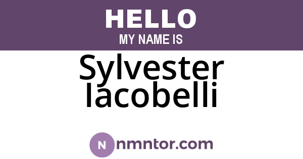 Sylvester Iacobelli
