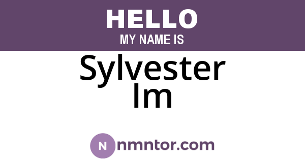 Sylvester Im