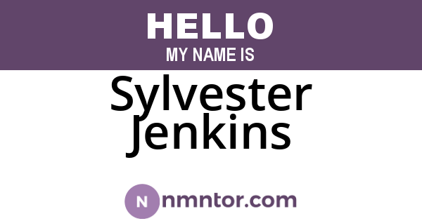Sylvester Jenkins