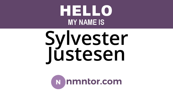 Sylvester Justesen