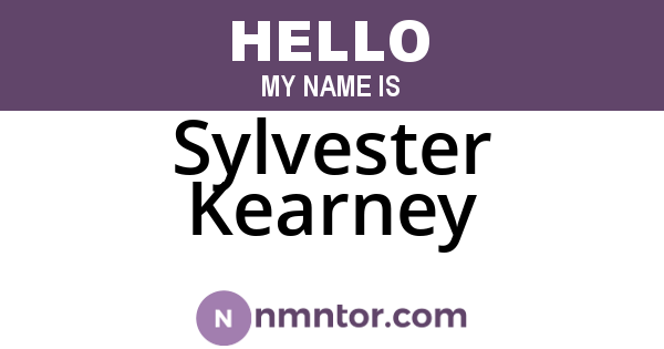 Sylvester Kearney