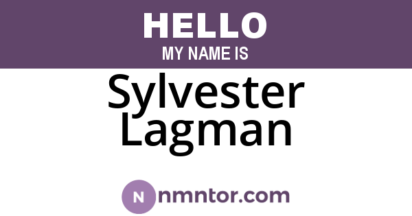 Sylvester Lagman