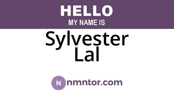 Sylvester Lal
