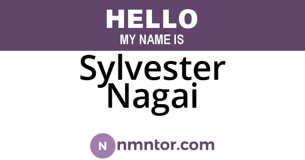 Sylvester Nagai