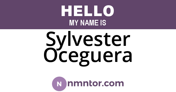 Sylvester Oceguera