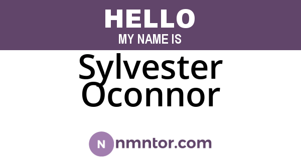 Sylvester Oconnor