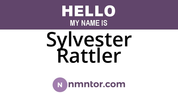 Sylvester Rattler