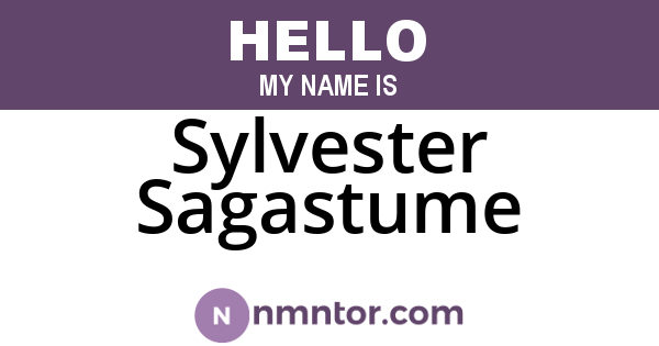 Sylvester Sagastume