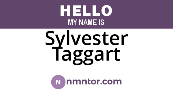 Sylvester Taggart
