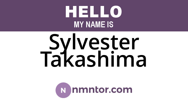Sylvester Takashima