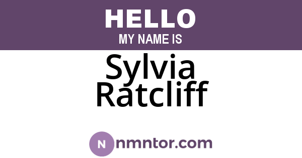 Sylvia Ratcliff
