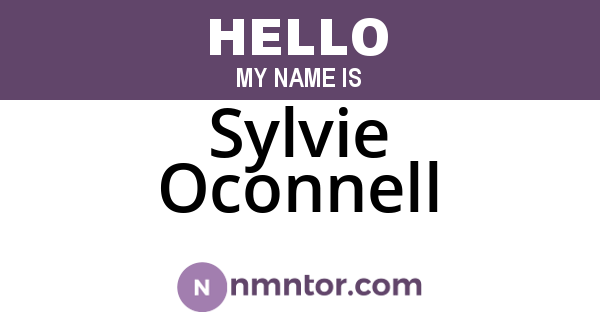 Sylvie Oconnell