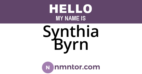 Synthia Byrn