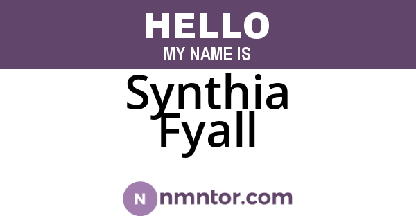 Synthia Fyall