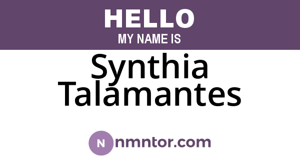 Synthia Talamantes