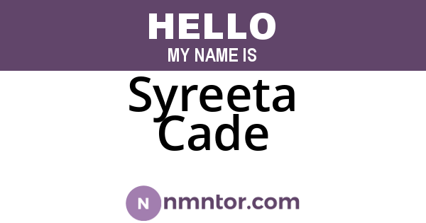Syreeta Cade