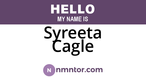 Syreeta Cagle