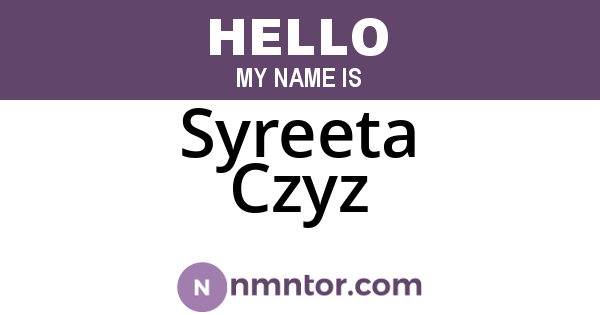 Syreeta Czyz