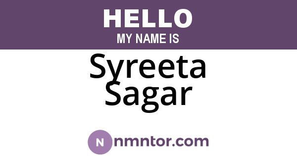 Syreeta Sagar