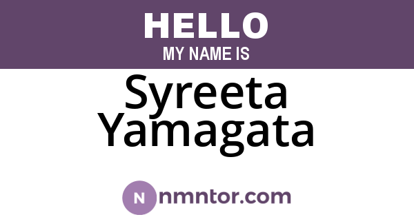 Syreeta Yamagata