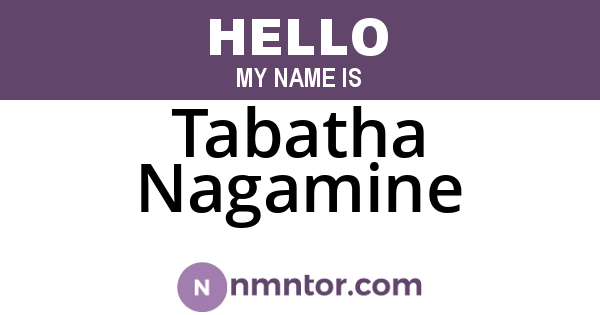 Tabatha Nagamine