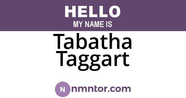 Tabatha Taggart
