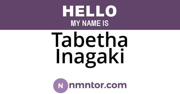 Tabetha Inagaki