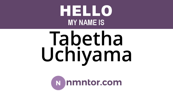 Tabetha Uchiyama