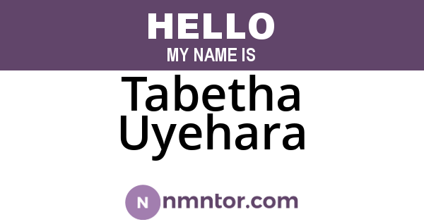 Tabetha Uyehara